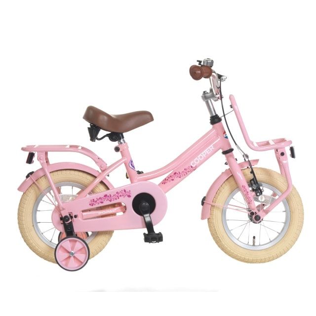 Popal Cooper 12 inch Meisjesfiets Roze